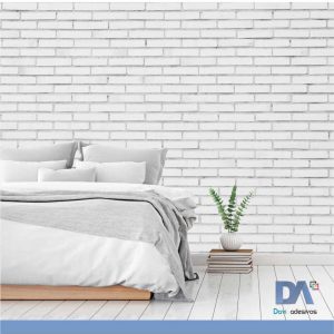 Papel de parede Tijolo Branco- Linha quarto