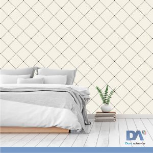 Papel de parede Quadriculado - Linha quarto