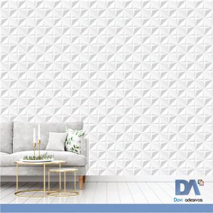 Papel de parede quadriculado claro - Linha sala