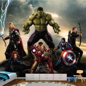 Papel de parede Os Vingadores - Linha Marvel