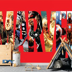 Papel de parede Marvel Logo - Linha Marvel