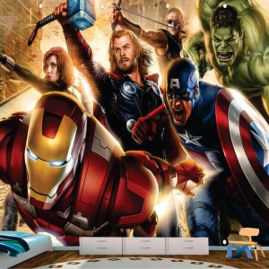 Papel de parede Os Vingadores - Linha Marvel