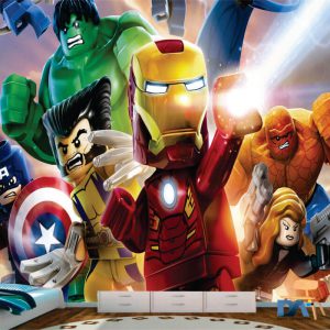 Papel de parede Os Vingadores Lego - Linha Marvel
