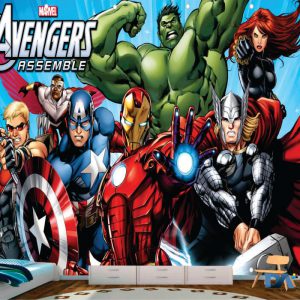 Papel de parede Os Vingadores - Linha Marvel