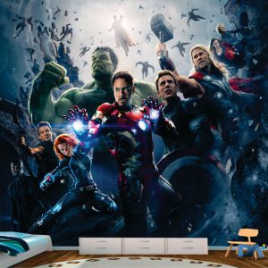 Papel de parede Os Vingadores - Linha Marvel