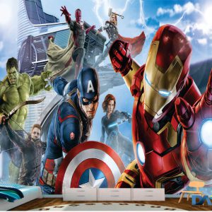 Papel de parede Os Vingadores - Linha Marvel