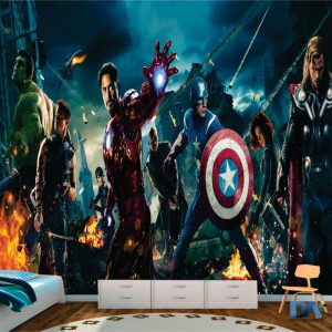 Papel de parede Os Vingadores - Linha Marvel